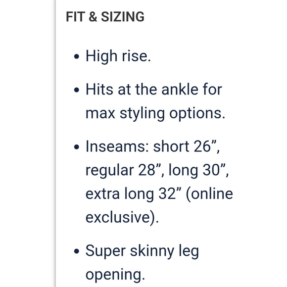 Gap High Rise Universal Legging Medium Charlotte Size 4/27 Short - Picture 4 of 13